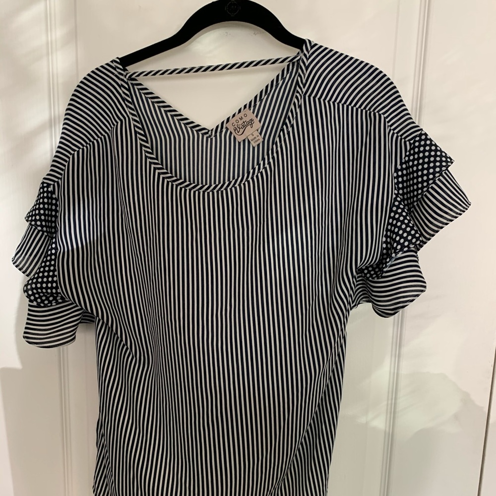Como Vintage striped shirt Small